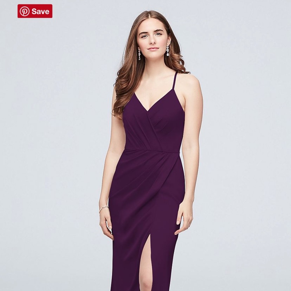 David's Bridal Purple Wedding Dress